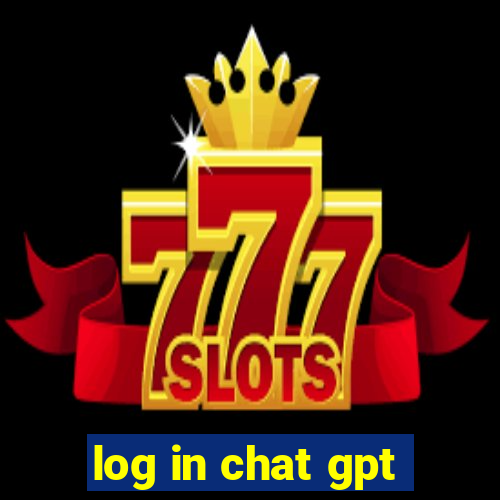 log in chat gpt